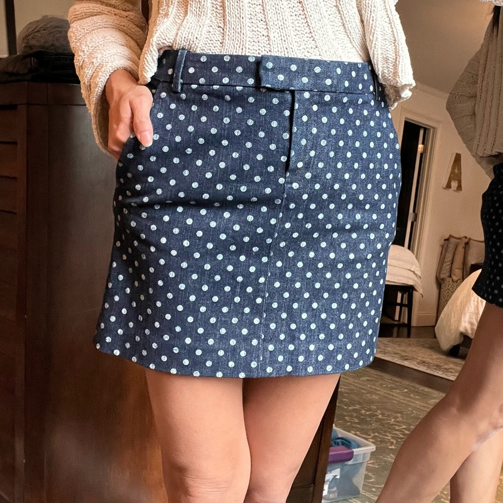 JCrew denim skirt